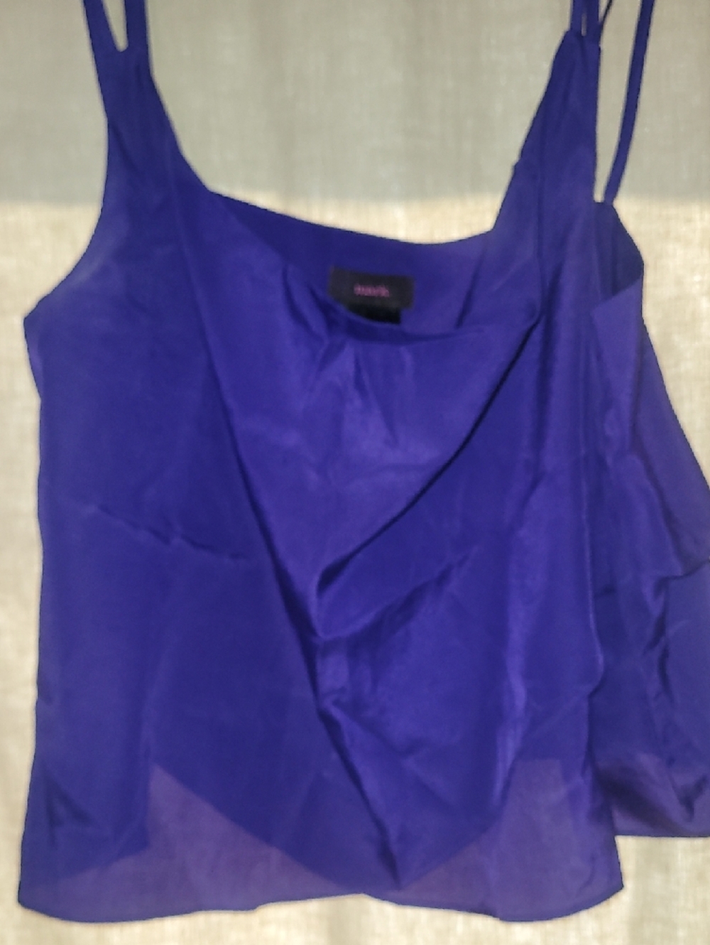 mark. Purple Double-Strap Ruffle Camisole - Picture 4 of 5